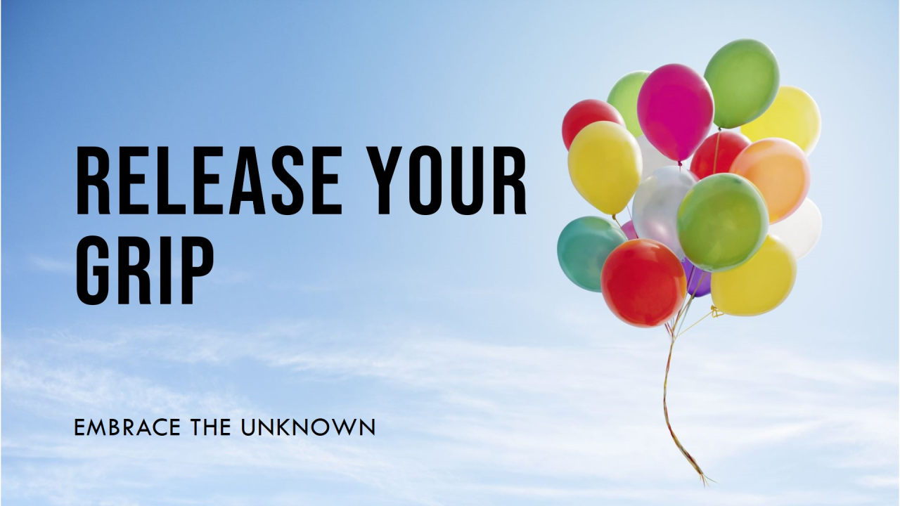 Balloons floating into space